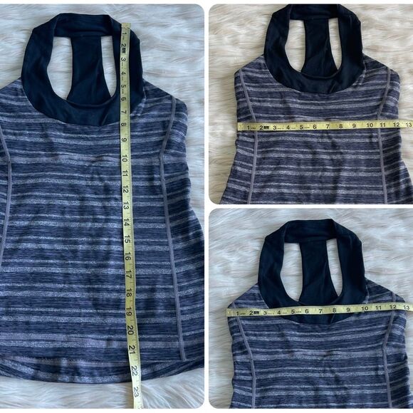Lululemon Scoop Neck Tank in Black Stripes Galore/Black - Picture 10 of 10